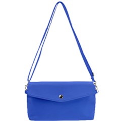 Color Royal Blue Removable Strap Clutch Bag by Kultjers