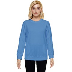 Color Steel Blue Hidden Pocket Sweatshirt by Kultjers