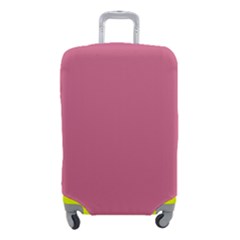 Color Pale Violet Red Luggage Cover (small) by Kultjers