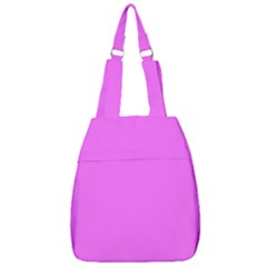 Color Ultra Pink Center Zip Backpack by Kultjers
