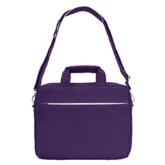 Color Russian Violet Macbook Pro 16  Shoulder Laptop Bag by Kultjers