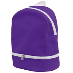 Color Rebecca Purple Zip Bottom Backpack by Kultjers
