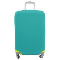 Color Light Sea Green Luggage Cover (medium) by Kultjers