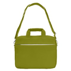 Color Olive Macbook Pro 16  Shoulder Laptop Bag by Kultjers
