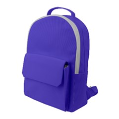 Color Medium Slate Blue Flap Pocket Backpack (large) by Kultjers