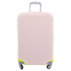 Color Misty Rose Luggage Cover (medium) by Kultjers