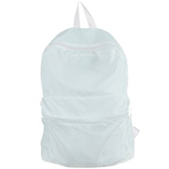 Color Mint Cream Foldable Lightweight Backpack by Kultjers