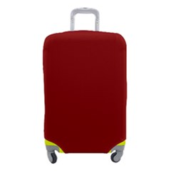 Color Dark Red Luggage Cover (small) by Kultjers