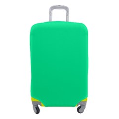 Color Medium Spring Green Luggage Cover (small) by Kultjers