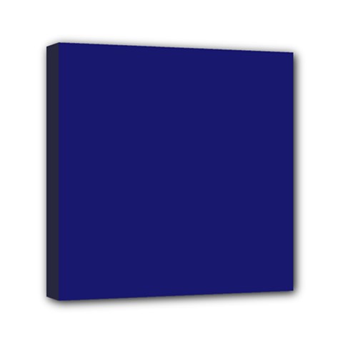 Color Midnight Blue Mini Canvas 6  X 6  (stretched) by Kultjers