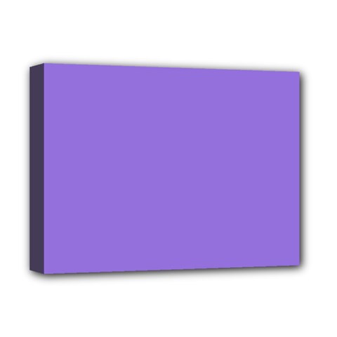 Color Medium Purple Deluxe Canvas 16  X 12  (stretched)  by Kultjers
