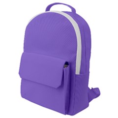 Color Medium Purple Flap Pocket Backpack (small) by Kultjers