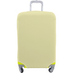 Color Pale Goldenrod Luggage Cover (large) by Kultjers