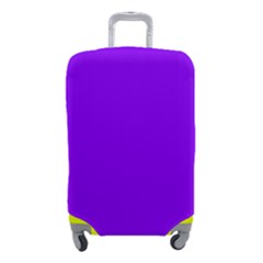 Color Electric Violet Luggage Cover (small) by Kultjers