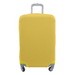 Color Mustard Luggage Cover (small) by Kultjers