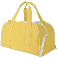 Color Mustard Burner Gym Duffel Bag by Kultjers