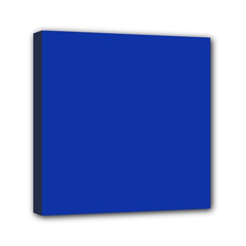 Color Egyptian Blue Mini Canvas 6  X 6  (stretched) by Kultjers