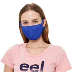 Color Egyptian Blue Crease Cloth Face Mask (adult) by Kultjers