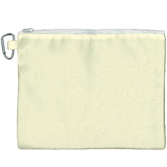 Color Lemon Chiffon Canvas Cosmetic Bag (xxxl) by Kultjers