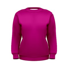 Color Medium Violet Red Women s Sweatshirt by Kultjers