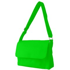 Color Lime Full Print Messenger Bag (l) by Kultjers