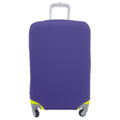 Color Dark Slate Blue Luggage Cover (medium) by Kultjers