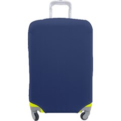 Color Delft Blue Luggage Cover (large) by Kultjers
