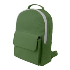 Color Asparagus Flap Pocket Backpack (large) by Kultjers