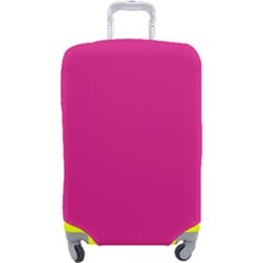 Color Barbie Pink Luggage Cover (large) by Kultjers
