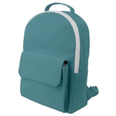 Color Cadet Blue Flap Pocket Backpack (small) by Kultjers