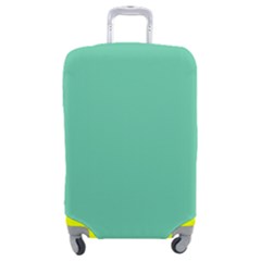 Color Medium Aquamarine Luggage Cover (medium) by Kultjers