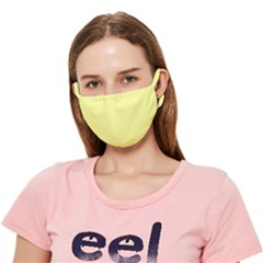 Color Canary Yellow Crease Cloth Face Mask (adult) by Kultjers