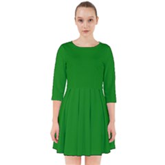 Color Green Smock Dress by Kultjers