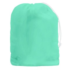 Color Aquamarine Drawstring Pouch (3xl) by Kultjers