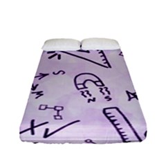 Science Research Curious Search Inspect Scientific Fitted Sheet (full/ Double Size) by Uceng