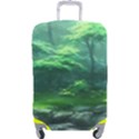 River Forest Woods Nature Rocks Japan Fantasy Luggage Cover (Large) View1