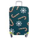 Christmas Seamless Pattern With Candies Snowflakes Luggage Cover (Medium) View1