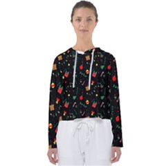 Christmas Pattern Texture Colorful Wallpaper Women s Slouchy Sweat by Uceng