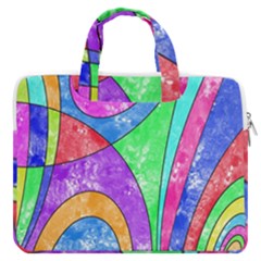 Colorful Stylish Design Macbook Pro 16  Double Pocket Laptop Bag  by gasi