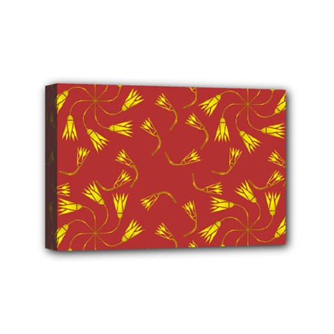 Background Pattern Texture Design Mini Canvas 6  X 4  (stretched) by Ravend
