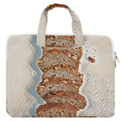 Bread Is Life - Italian Food Macbook Pro 16  Double Pocket Laptop Bag  by ConteMonfrey