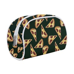 Pizza Slices Pattern Green Make Up Case (small) by TetiBright