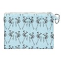 Jogging Lady On Blue Canvas Cosmetic Bag (XL) View2