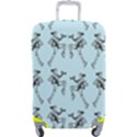Jogging Lady On Blue Luggage Cover (Large) View1