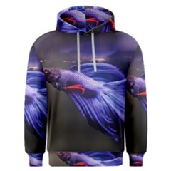 Betta Fish Photo And Wallpaper Cute Betta Fish Pictures Men s Overhead Hoodie by StoreofSuccess