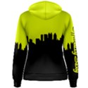 Women s Neon Yellow & Black Skyline Pullover Hoodie View2