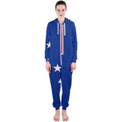 French Southern Territories Hooded Jumpsuit (ladies) by tony4urban