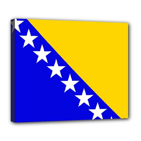 Bosnia And Herzegovina Deluxe Canvas 24  X 20  (stretched) by tony4urban