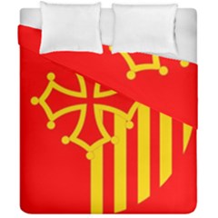 Languedoc Roussillon Flag Duvet Cover Double Side (california King Size) by tony4urban