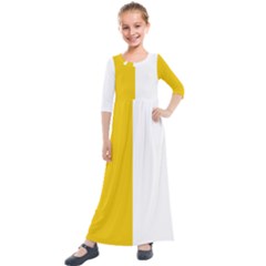 Antrim Flag Kids  Quarter Sleeve Maxi Dress by tony4urban